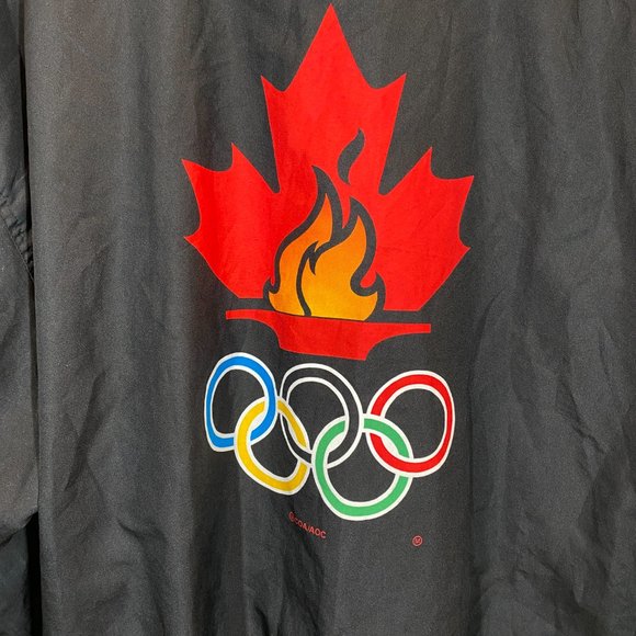 RARE Vintage Champion Team Canada Jacket XL 1996 Olympics Full Zip Nylon Lined - Picture 6 of 8